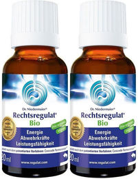 RechtsRegulat Bio Kräuter-Komplex von Dr. Niedermaier Pharma, vegane Flüssigkeit mit natürlichem Acerola und Hagebutte – Bild 1 von 1