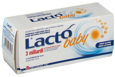 Recordati Pharma LACTO BABY Probiotika für Säuglinge 12 Fläschchen à 10 ml mit 3 Milliarden KBE – Bild 1 von 1