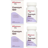 Produktbild von Redcare Coenzym Q10 Ubiquinon Kapseln Doppelpack vegan ohne Zusatzstoffe 240 Stück