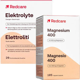 Redcare Elektrolyte und Magnesium 400 Kapseln Orange vegan laktosefrei ohne Gelatine – Bild 1 von 1