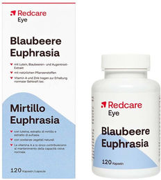 Redcare Eye Kapseln mit Blaubeere, Euphrasia, Lutein und Vitamin A, 120 Kapseln – Bild 1 von 1