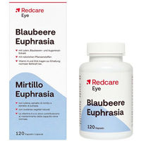 Produktbild von Redcare Eye Kapseln mit Blaubeere, Euphrasia, Lutein und Vitamin A, 120 Kapseln