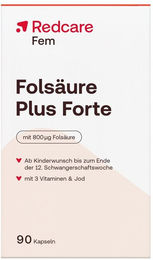 Redcare Fem Folsäure Plus Forte Kapseln für Frauen, Schwangere und Stillende – Bild 1 von 1