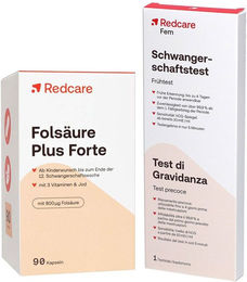 RedCare Folsäure Plus Forte Kapseln für Schwangere und Stillende – Bild 1 von 1