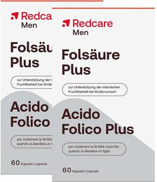 Redcare Folsäure Plus Men Kapseln Vegan Doppelpack 120 Stück – Bild 1 von 1