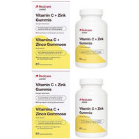 Produktbild von Redcare Junior Vitamin C und Zink Gummis für Kinder mit Ascorbinsäure 60 Stück
