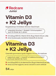 Redcare Junior Vitamin D3 + K2 Jellys zuckerfrei ohne Zusatzstoffe für Kinder und Erwachsene – Bild 1 von 1