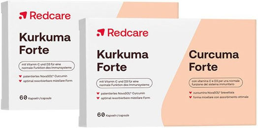 Redcare Kurkuma Forte Mizellar Kapseln vegetarisch ohne Zusatzstoffe – Bild 1 von 1