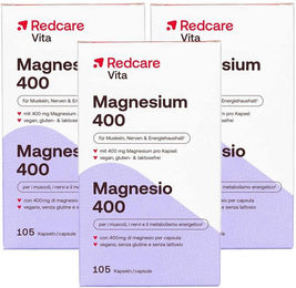 Redcare Magnesium 400 Oxid Kapseln vegan laktosefrei und ohne Gelatine – Bild 1 von 1