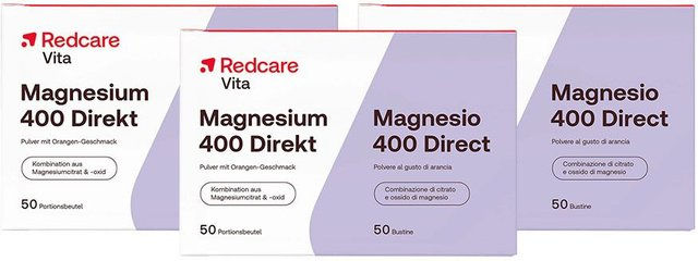 Redcare Magnesium 400 Pulver Sticks für Sportler – Bild 1 von 1