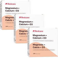 Produktbild von Redcare Magnesium Calcium D3 Kapseln ohne Zusatzstoffe 180 Stück