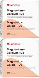 Redcare Magnesium Calcium D3 Kapseln ohne Zusatzstoffe 180 Stück – Bild 1 von 1