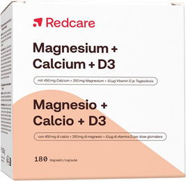 Redcare Magnesium Calcium Vitamin D3 Kapseln 180 Stück – Bild 1 von 1