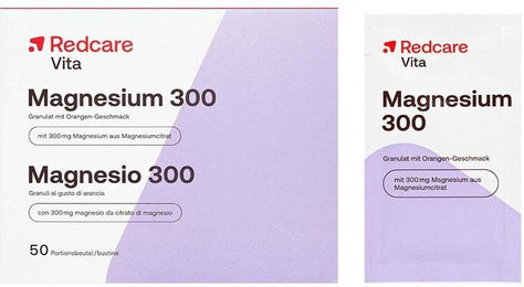Redcare Magnesium Citrat 300 Pulver zuckerfrei vegan für Sportler – Bild 1 von 1