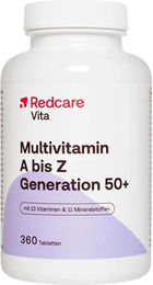 Redcare Multivitamin A bis Z 50+ Tabletten für Senioren 360 Stück – Bild 1 von 1
