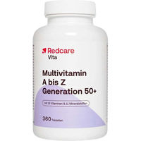 Produktbild von Redcare Multivitamin A bis Z 50+ Tabletten für Senioren 360 Stück