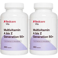 Produktbild von Redcare Multivitamin A bis Z 50+ Tabletten für Senioren 360 Stück