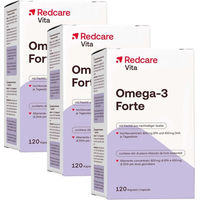 Produktbild von Redcare Omega-3 Forte Kapseln 120 Stück