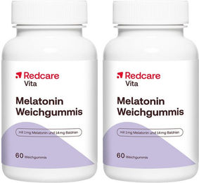 Redcare Pharmacy Melatonin Weichgummis vegan glutenfrei laktosefrei ohne Zusatzstoffe 60 Stück – Bild 1 von 1