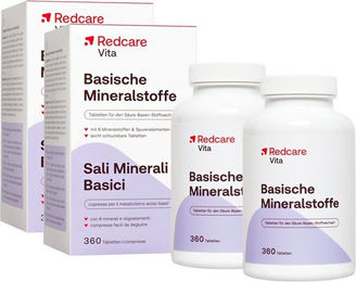 Redcare Vita Basische Mineralstoffe Mineralstoff-Komplex Tabletten – Bild 1 von 1