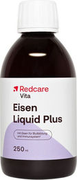 Redcare Vita Eisen Liquid Plus Eisengluconat Vegan für Erwachsene Kinder und Schwangere & Stillende – Bild 1 von 2