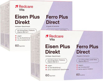 Redcare Vita Eisen Plus Direkt Sticks mit Eisenfumarat 60 Stück – Bild 1 von 1