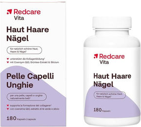 Redcare Vita Haut Haare Nägel Kapseln mit Zink Biotin und Selen 180 Kapseln – Bild 1 von 1