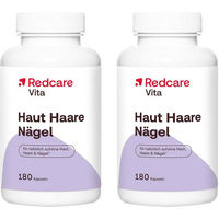 Produktbild von Redcare Vita Haut Haare Nägel Kapseln mit Zink Biotin und Selen 180 Kapseln