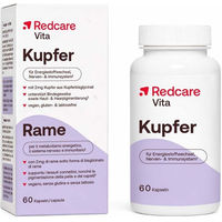 Produktbild von Redcare Vita Kupfer Kapseln vegan glutenfrei laktosefrei 60 Stück