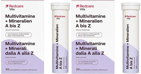 Redcare Vita Multivitamine und Mineralien A bis Z Brausetabletten für Sportler 30 Stück – Bild 1 von 1