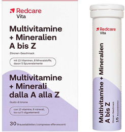 Redcare Vita Multivitamine und Mineralien A bis Z Brausetabletten für Sportler 30 Stück – Bild 1 von 1