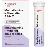 Produktbild von Redcare Vita Multivitamine und Mineralien A bis Z Brausetabletten für Sportler 30 Stück