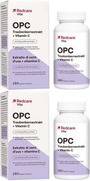 Redcare Vita OPC Traubenkernextrakt mit Vitamin C Kapseln 180 Stück – Bild 1 von 1