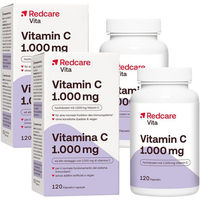 Produktbild von Redcare Vita Vitamin C Ascorbinsäure hochdosiert Kapseln ohne Zusatzstoffe 240 Stück