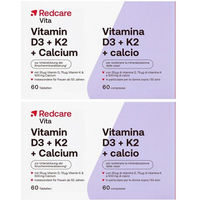 Produktbild von Redcare Vita Vitamin D3 K2 Calcium Tabletten 120 Stück