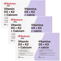 Produktbild von Redcare Vita Vitamin D3 K2 Calcium Tabletten 180 Stück