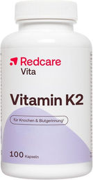 Redcare Vita Vitamin K2 MK-7 Kapseln vegan laktosefrei glutenfrei 100 Stück – Bild 1 von 1