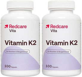 Redcare Vita Vitamin K2 MK-7 Kapseln vegan laktosefrei glutenfrei 100 Stück – Bild 1 von 1
