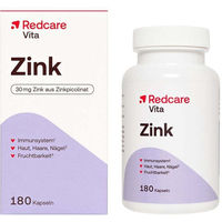 Produktbild von Redcare Vita Zink Picolinat Kapseln vegan und glutenfrei 180 Stück