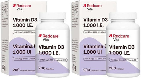 Redcare Vitamin D3 1000 I.E. Tabletten – Bild 1 von 1