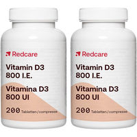 Produktbild von Redcare Vitamin D3 800 I.E. Tabletten laktosefrei glutenfrei vegetarisch