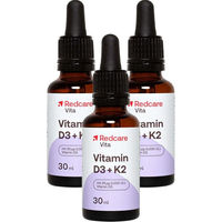 Produktbild von Redcare Vitamin D3 + K2 Tropfen vegetarisch ohne Zusatzstoffe
