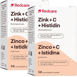 RedCare Zink + C + Histidin Lutschtabletten vegan und zuckerfrei – Bild 1 von 1