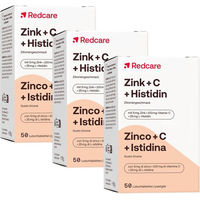 Produktbild von RedCare Zink mit Vitamin C und Histidin Lutschtabletten vegan und zuckerfrei 150 Stück