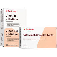 Produktbild von RedCare Zink + Vitamin C + Histidin + Vitamin B-Komplex Forte Kapseln vegan und zuckerfrei