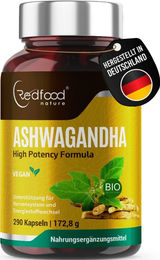 Redfood Bio Ashwagandha Kapseln – Bild 1 von 2