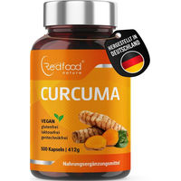Produktbild von Redfood BIO Kurkuma Extrakt standardisiert 500 mg Kapseln