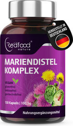 Redfood Mariendistel Komplex Kapseln – Bild 1 von 2