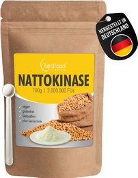 Redfood Nattokinase Pulver 100g vegan glutenfrei laktosefrei – Bild 1 von 1