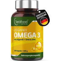 Produktbild von Redfood Omega 3 Algenöl Vegan Kapseln